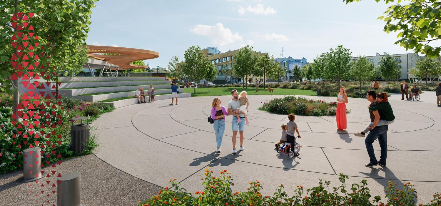 Wizualizacja Placu Centralnego